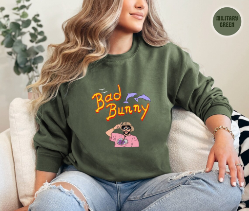 Bad Buuny Most Wanted Tour Sweatshirt, Bad Bunny Tee, Bad Bunny New Album Shirt, Bad Bunny Hoodie, Funny Shark Sweater, Gift For Friends