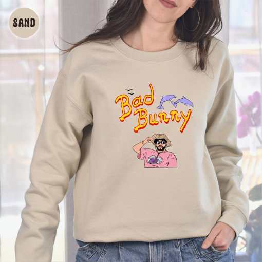 Bad Buuny Most Wanted Tour Sweatshirt, Bad Bunny Tee, Bad Bunny New Album Shirt, Bad Bunny Hoodie, Funny Shark Sweater, Gift For Friends