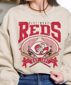 Cincinnati Baseball Sweatshirt Vintage Style Cincinnati Baseball…