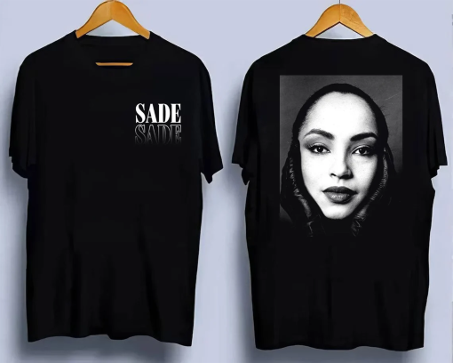 Sade 90s Vintage 2 Sides Shirt, Sade Adu Unisex Tshirt, SADE Music Tour 2024 Tshirt, Sade Pop Music Fan shirt, Gift for Fans unisex tshirt