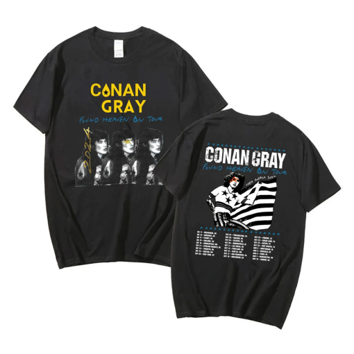 Conan Grey Found Heaven On Tour 2024 Shirt, Conan Gray 2024 Concert Shirt, Found Heaven On 2024 Concert Tee, Conan Gray Fan Gifts