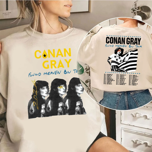 Conan Grey Found Heaven On Tour 2024 Shirt, Conan Gray 2024 Concert Shirt, Found Heaven On 2024 Concert Tee, Conan Gray Fan Gifts