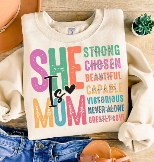 She is Mom  shirt ,Retro Mother shirt, Blessed Mom shirt Mom Shirt, Mom Life shirt, Mother’s Day shirt, Mom shirt, Gift for Mom, Retro Mama Quotes