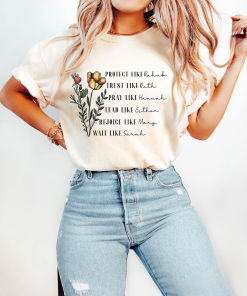 Women of the Bible shirt, Boho Christian…