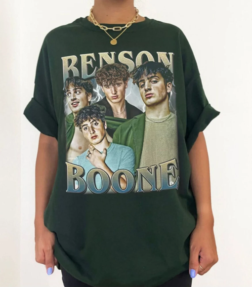 Benson Boone Shirt – Fireworks and Rollerblades World Tour 2024 – Benson Boone Tour Merch – Vintage Concert T-shirt – Gift for men and women