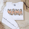 Fall Plaid Floral Mama shirt, Fall Mama shirt, Mama shirt, with Kids Names, Custom Mama Fall shirt, Mother’s Day Gift, Mama shirt