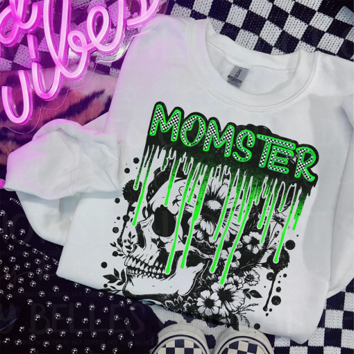 MOMSTER **this is a digital design and not a physical item** tshirt design