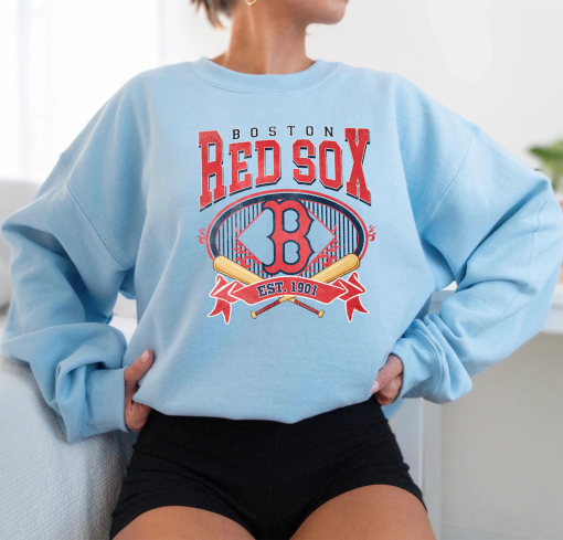 Vintage Boston Red Sox Baseball Sweatshirt ,Vintage Style Boston Red Sox Baseball Crewneck Sweatshirt, Game Day