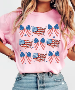 Coquette American Flag shirt, Coquette Bow shirt,…