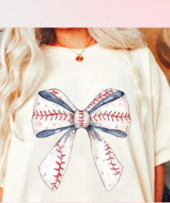 Baseball Bow,Coquette Baseball shirt ,Gameday shirt,Baseball mom,Girly…