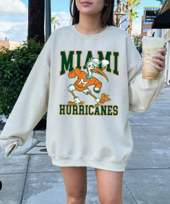 Vintage 90s University Of Miami Hurricanes Embroidered…