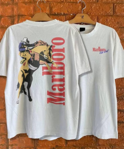 Vintage Marlboro Cowboy Wild West Shirt, Cowboy…