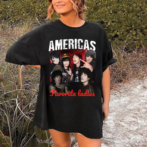 America’s Favorite Ladies T-Shirt, The Tinas Jake Webber Johnnie Guilbert Shirt, America’s Shirt, Jake Webber Shirt, Johnnie Guilbert Shirt