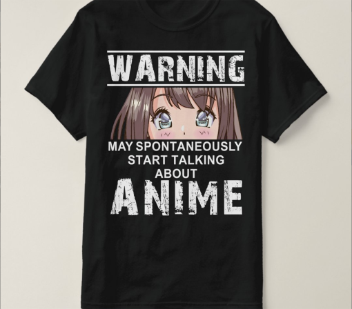 anime shirt japan kawaii cartoon japanese manga