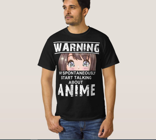 anime shirt japan kawaii cartoon japanese manga