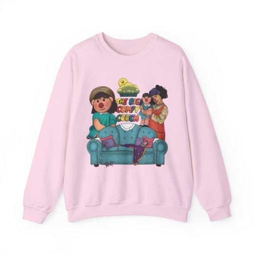 The Big Comfy Couch Retro TV Characters and Couch Unisex Heavy Blend Crewneck Sweatshirt