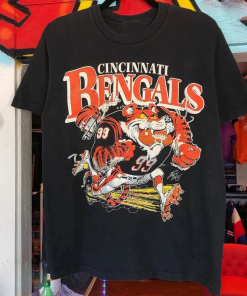 Vintage NFL Cincinnati Bengals Logo Helmet Shirt,…