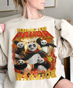 Kung Fu Panda Po Bootleg Shirt, Vintage…