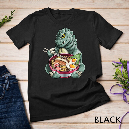 Kawaii Kaiju’s Anime Cute Kaiju Japanese Ramen Noodles Gift Unisex T-shirt