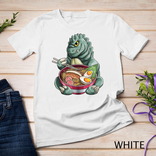 Kawaii Kaiju’s Anime Cute Kaiju Japanese Ramen Noodles Gift Unisex T-shirt