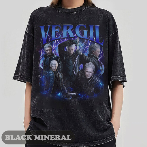 Vintage Vergil Devil May Cry Retro T-Shirt, Gift For Women and Man Unisex T-Shirt, Vintage Bootleg Shirt