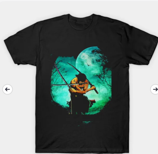 roronoa zoro one piece anime T-Shirt