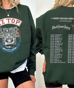 Lynyrd Skynyrd Z-Z Top Tour 2024 Shirt,…