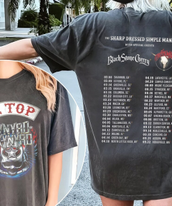 Lynyrd Skynyrd Z-Z Top Tour 2024 Shirt,…