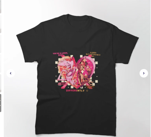 BÉBÉ PERDANT ANGE ET HUSK | HÔTEL HAZBIN T-shirt classique