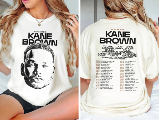 Kane Brown In The Air Tour 2024 Shirt, Kane Brown Fan Shirt, Kane Brown 2024 Concert Shirt, In The Air Concert Shirt For Fan, Country Music.