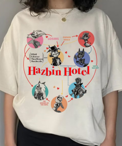 Hazbin Hotel Falsettos Shirt, Alastor Vivziepop T-shirt,…