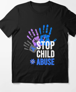 Stop-Child-Abuse-Shirt-Child-Abuse-Prevention-Awareness-Pullover-Hoodie T-shirt essentiel