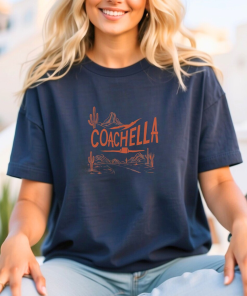 Coachella Music Festival Inspired T-Shirt, Desert Cactus…