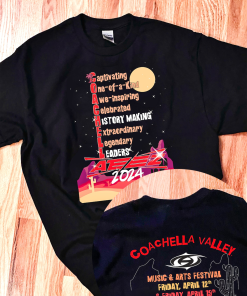 ATEEZ COACHELLA Commemorative Tee- Black *PREORDER