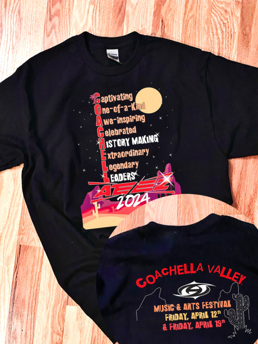 ATEEZ COACHELLA Commemorative Tee- Black *PREORDER