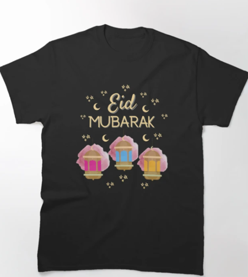 Lanterne MODERNE EID FAMILY EID MUBARAK T-shirt classique