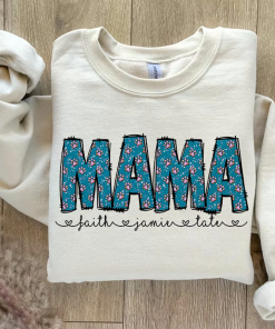 Paw Prints Mama shirt, Dog Mom Mama…