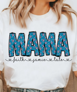 Paw Prints Mama shirt, Dog Mom Mama…