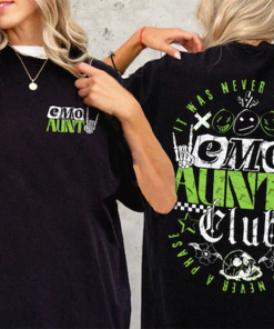 Emo Aunts Club Graphic Tshirt Unisex XS-5XL…