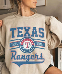 Vintage 90s MLB Texas Baseball Sweatshirt, Ranger…