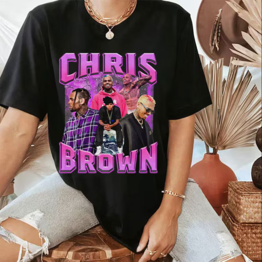 Vintage Chris Brown T-Shirt, Chris Brown Tee, Bootleg Hip Hop Shirt,Chris Brown Homage 90s Graphic Tee, Hiphop Tee, Gift For Fan