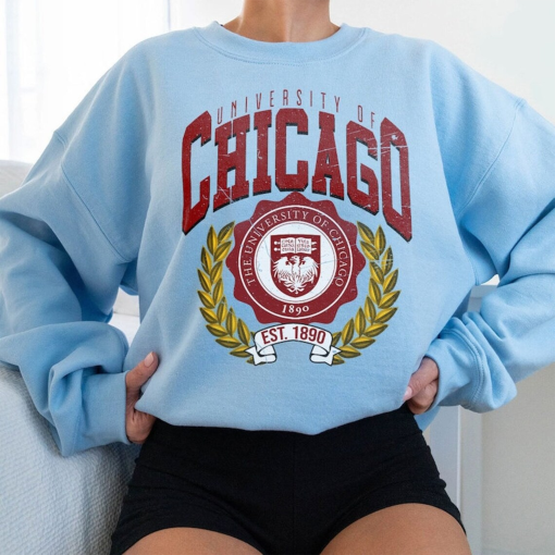 Vintage style University of Chicago sweatshirt, Chicago University shirt, Chicago college shirt, Chicago University sweatshirt