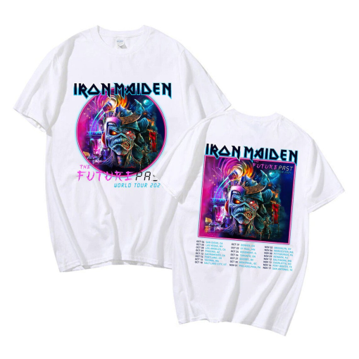 Iron Maiden The Future Past Tour 2024 Shirt, Iron Maiden 2024 Concert Tee, Iron Maiden Fan Gift, The Future Past Tour Merch