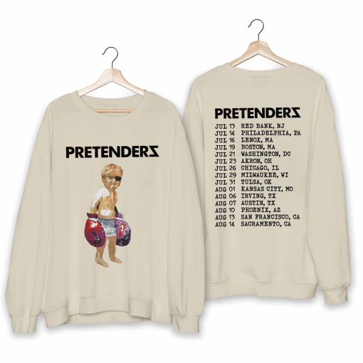 The Pretenders US 2024 Tour Shirt, The Pretenders Band Fan Shirt, The Pretenders 2024 Concert Shirt, The Pretenders Shirt Gift