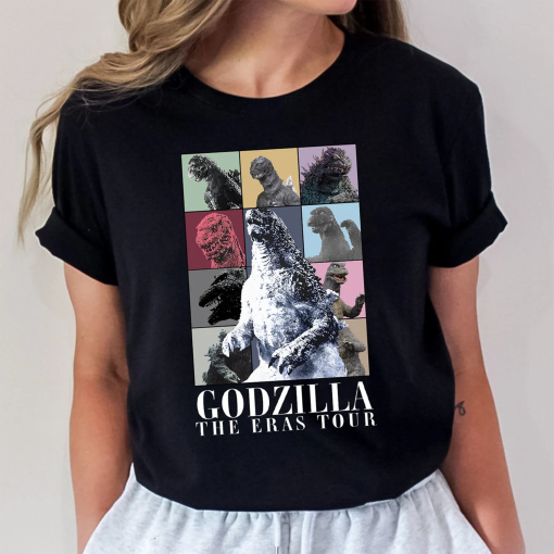 Limited Retro Godzilla Eras Style T-Shirt, Godzilla X Kong Shirt, Godzilla Movie 2024 Shirt, Godzilla Movie Shirt, Gift for Fan Unisex