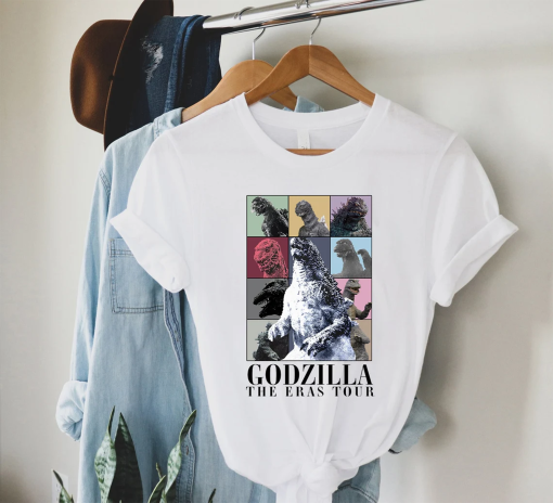 Limited Retro Godzilla Eras Style T-Shirt, Godzilla X Kong Shirt, Godzilla Movie 2024 Shirt, Godzilla Movie Shirt, Gift for Fan Unisex