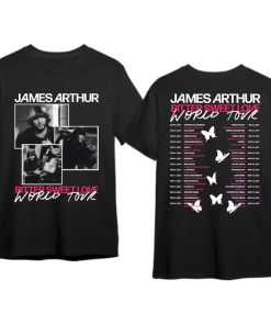 James Arthur Tour Shirt, James Arthur Merch,…