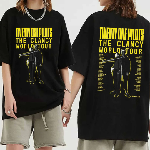 Twenty One Pilots – The Clancy World Tour 2024 Shirt, Twenty One Pilots Band Fan Shirt, Twenty One Pilots 2024 Shirt, The Clancy Tour Shirt