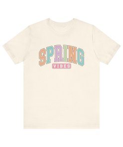 Spring vibes shirt, easter day shirt, Varsity…