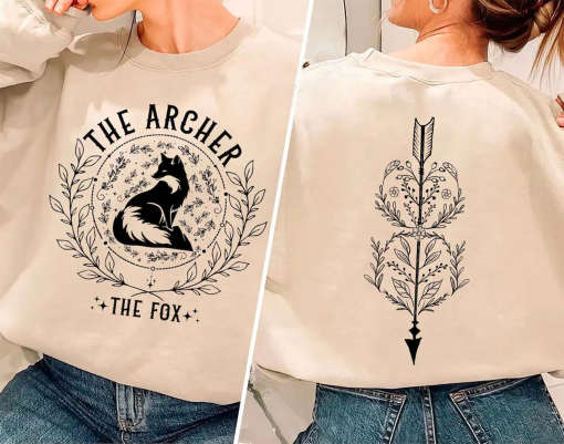 Vintage The Archer And The Fox Shirt. Ballad Of The Archer And The Fox Shirt. Bookish shirt. Fantasy Reader Shirt. Once Upon A Broken Heart